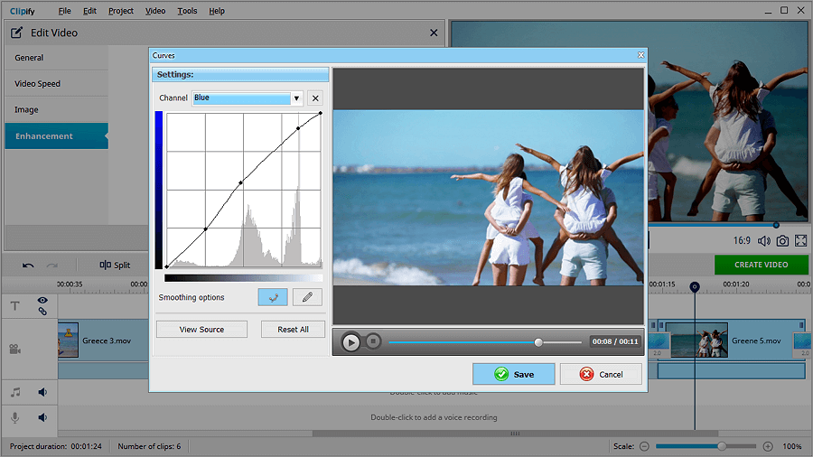 Fix color balance of your videos